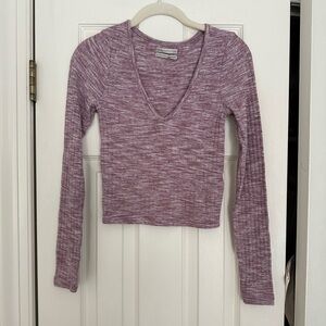 Urban Outfitters V-neck long sleeve top